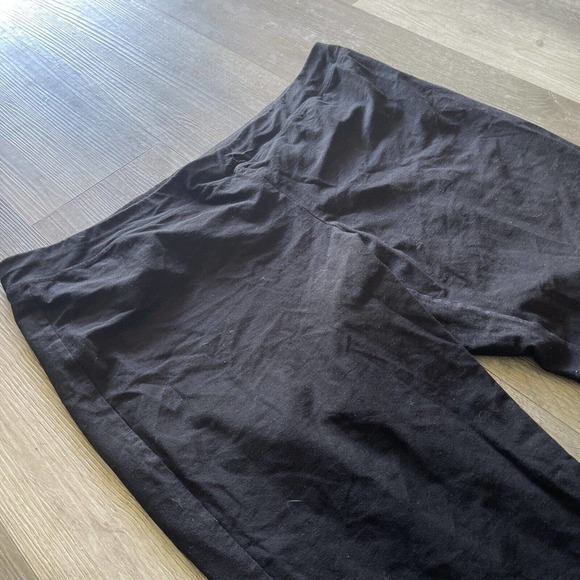 Eileen Fisher Black Lightweight Washable Stretch Viscose/Spandex Pant 1X - Picture 2 of 9